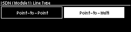 ISDN - line type