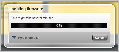 Web-GUI Updating firmware just launched