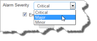 HTML Alarms - alarm severity