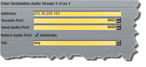 Programs panel - IP Port config generic1