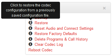 HTML Reset - panel with info message