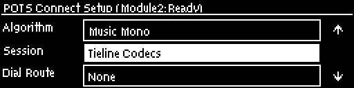 POTS - select Session