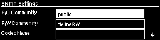SNMP-screen 1