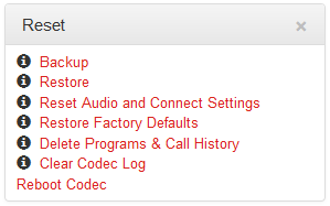 HTML Reset - panel