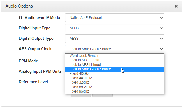 Audio_options-AES_output_clock
