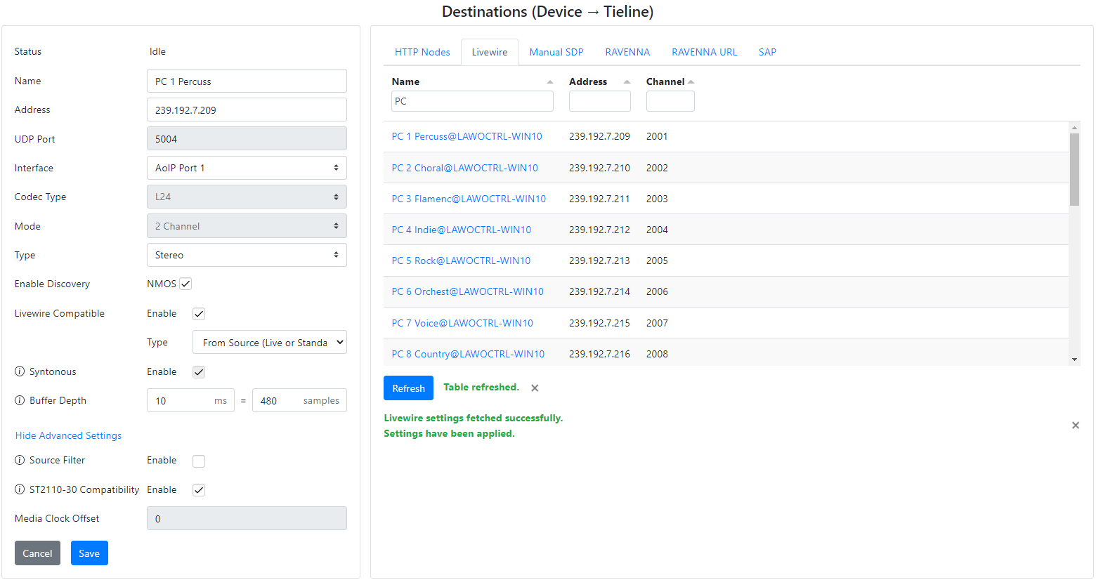 Destinations-config_overview