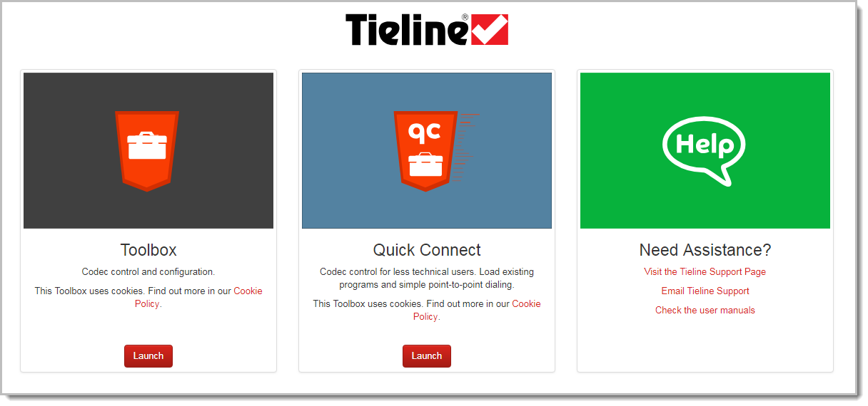 ToolBox Webstart front