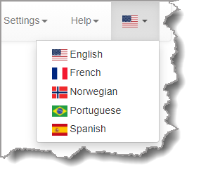 HTML_Language-Menu