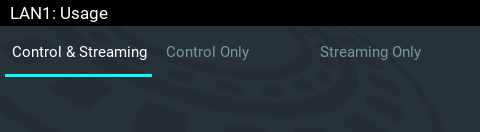 LAN1-Usage