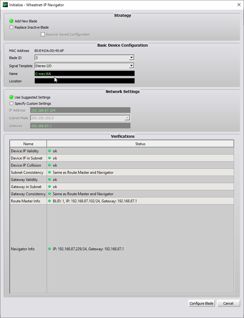 Navigator-Initialize_Blade_dialog